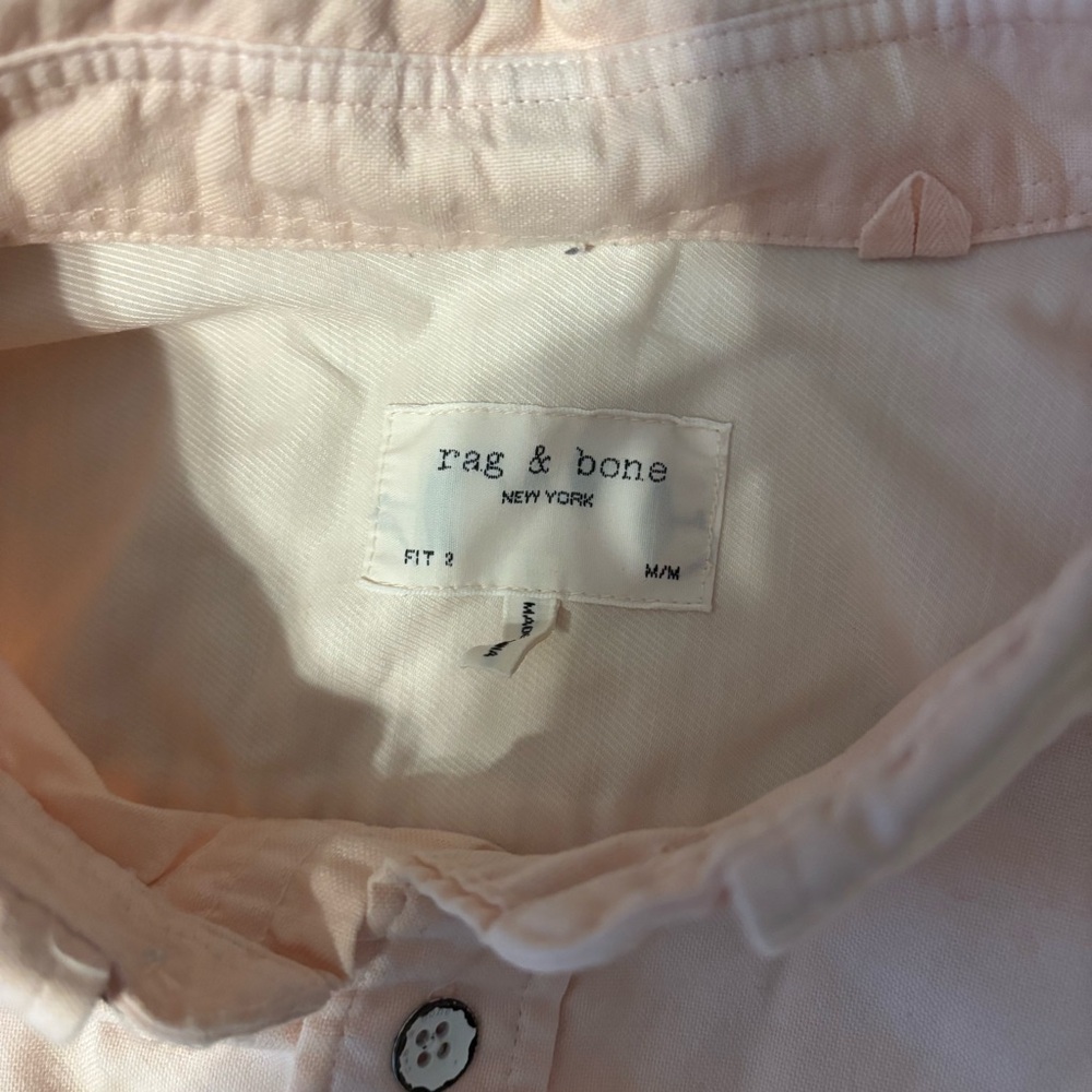 Rag and Bone Tomlin Longsleeve Cotton Casual Shirt - Picture 4 of 5